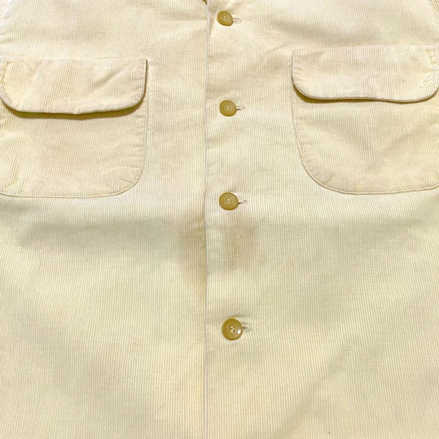 40's MCGREGOR CORDUROY OPEN COLLAR SHIRTS Made in USA マクレガー
