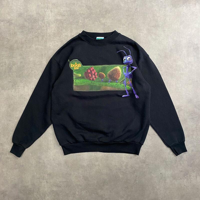 トップス disney pixar bugs life 90s vintage sweat 90's DISNEY PIXER BUG'S LIFE SWEAT SHIRTS BLACK/M ディズニー