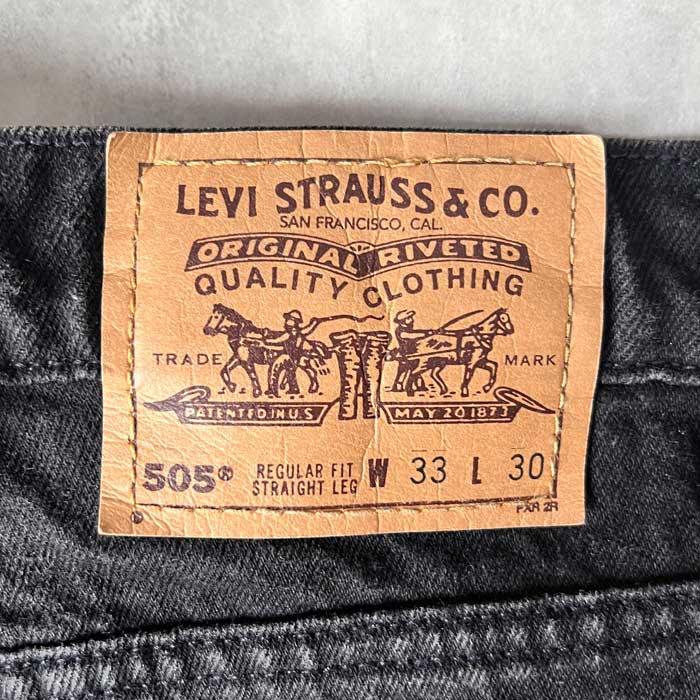 90's Levi's 505 BLACK JEANS MADE IN USA W33L30 リーバイス 90's Levi's 505 BLACK JEANS MADE IN USA W33L30 リーバイス