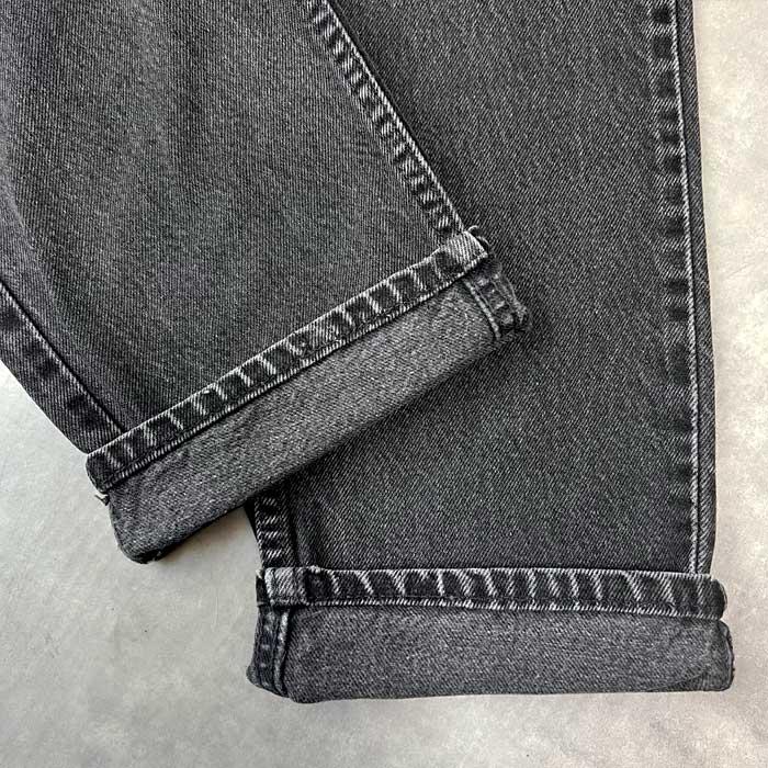 90s リーバイス USA製 505 後染め ブラック デニム 34×30 美品 90's Levi's 505 PIECE-DYEING BLACK JEANS MADE IN USA W34L34