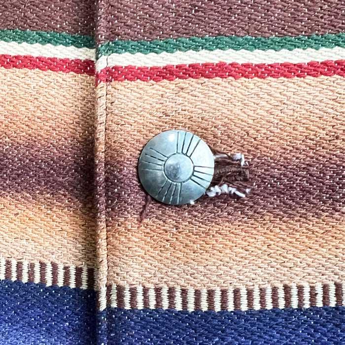 90's POLO COUNTRY South Western Style Blanket Jacket Made in USA