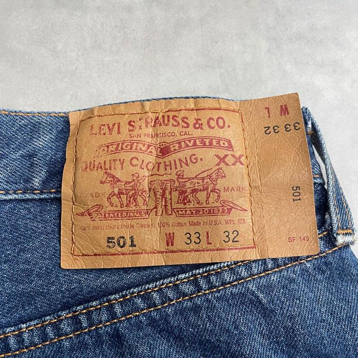 90's Levi's 501 JEANS Made in USA W33L32 リーバイス デニム