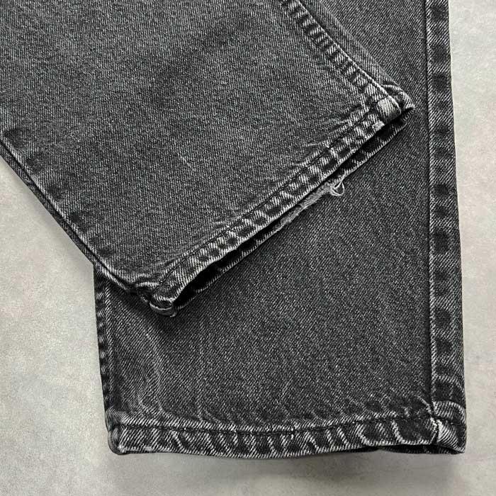 90's Levi's 505 PIECE-DYEING BLACK JEANS MADE IN USA W38L32 90's Levi's 505 PIECE-DYEING BLACK JEANS MADE IN USA W38L32