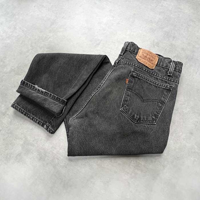 90's Levi's 505 PIECE-DYEING BLACK JEANS MADE IN USA W38L32 90's Levi's 505 PIECE-DYEING BLACK JEANS MADE IN USA W38L32