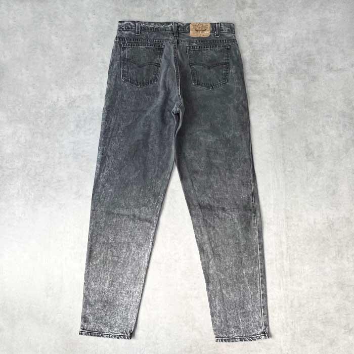 90's Levi's 550 BLACK JEANS TAB MADE IN USA W36L32 90's Levi's 550 BLACK JEANS TAB MADE IN USA W36L32