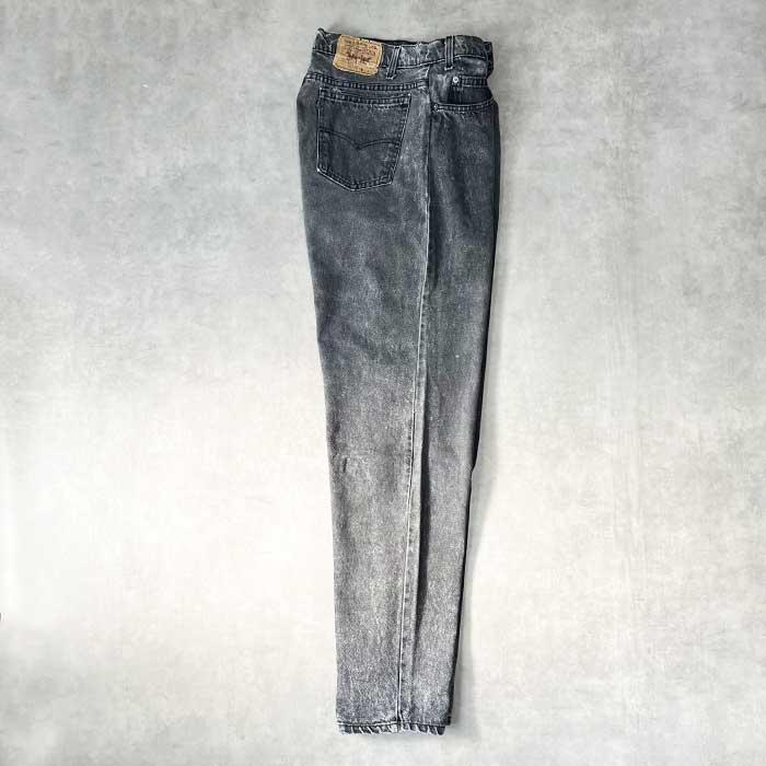90's Levi's 550 BLACK JEANS TAB MADE IN USA W36L32 90's Levi's 550 BLACK JEANS TAB MADE IN USA W36L32