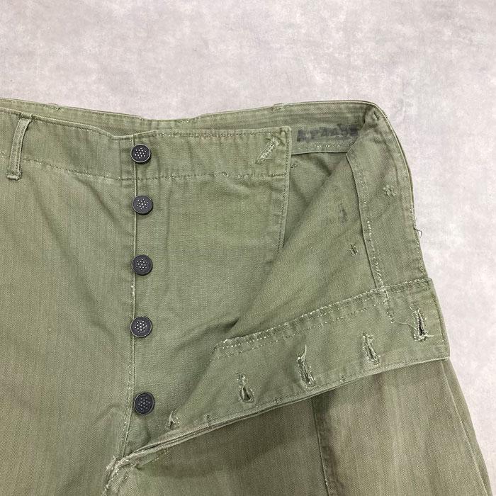 40's U.S.ARMY M-43 Military Cargo Pants WWII W32L33｜navie｜05