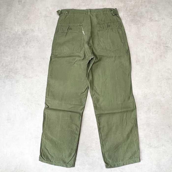 Early 60's U.S.ARMY Baker Pants Side Adjuster OG-107 W35L31 60年代