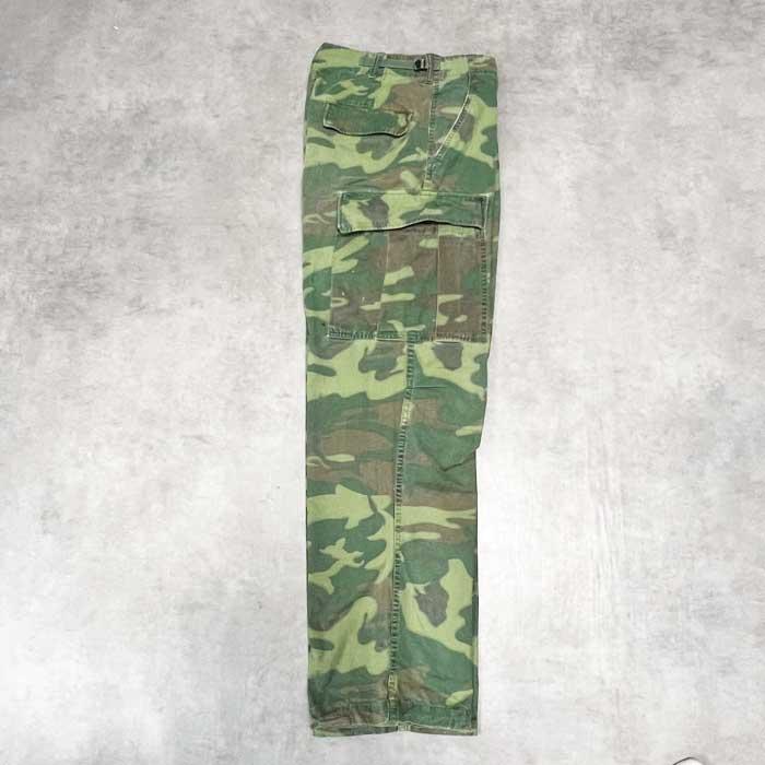 米軍実物 60's ERDL ノンリップ ファティーグパンツ M-R 米軍実物 60's ERDL ノンリップ ファティーグパンツ M-R 60's