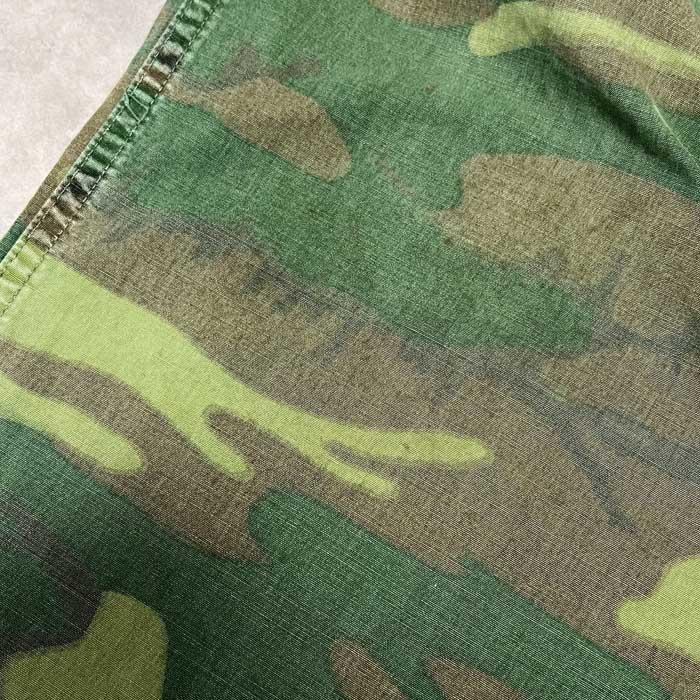 60's U.S.Military ERDL Leaf Camo Non Rip Jungle Fatigue Pants W29
