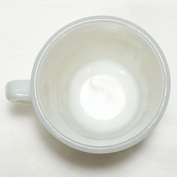 Vintage Anchor Hocking Fire King D-handle Mug WHITE Made in USA