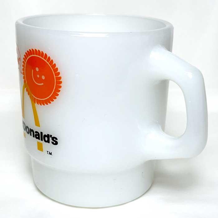 Vintage Anchor Hocking Fire King McDonald Advertising Stacking Mug