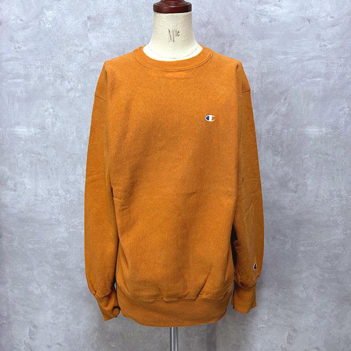 【USA】Champion リバースウィーブ オレンジ M 目無しオレンジUSA製90s Champion リバースウィーブパーカー M