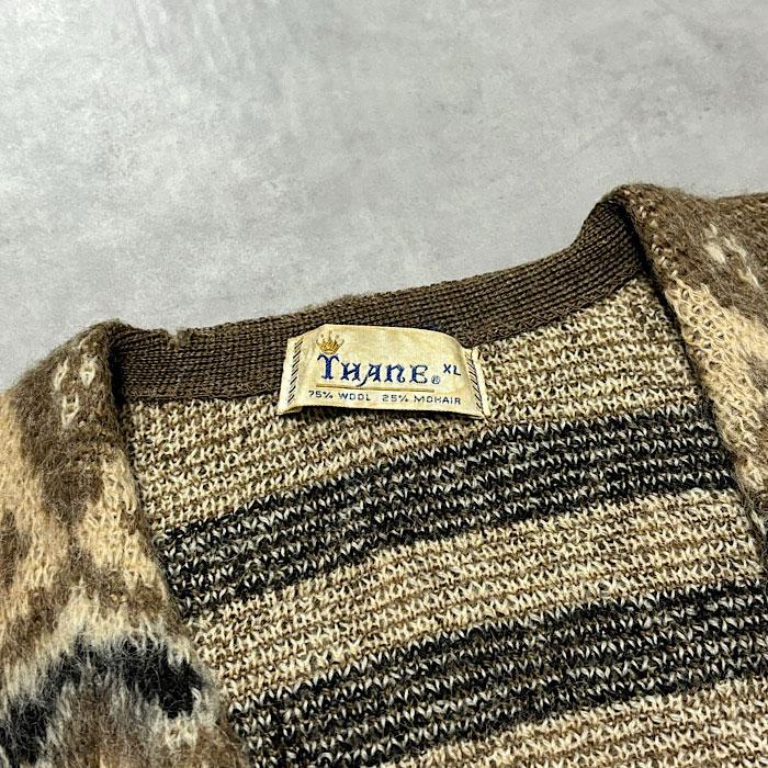 60's THANE MOHAIR CARDIGAN/XL : NAVIE - 通販 - Yahoo!ショッピング