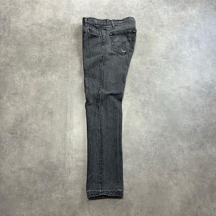 Levi's リーバイス 501 W33L34 80's LEVI'S 501 STRIPED BLACK JEANS Made in USA/W33L34