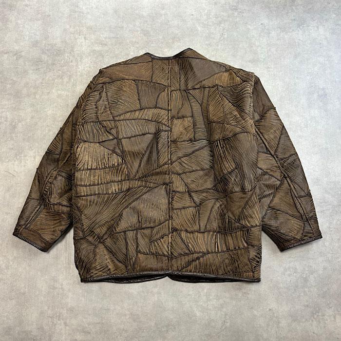 80's HAI SPORTING GEAR by Issey Miyake Putchwork Mouton 80's HAI SPORTING GEAR by Issey Miyake Putchwork Mouton