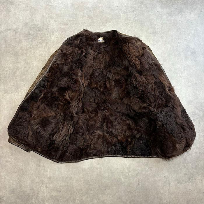 80's HAI SPORTING GEAR by Issey Miyake Putchwork Mouton 80's HAI SPORTING GEAR by Issey Miyake Putchwork Mouton