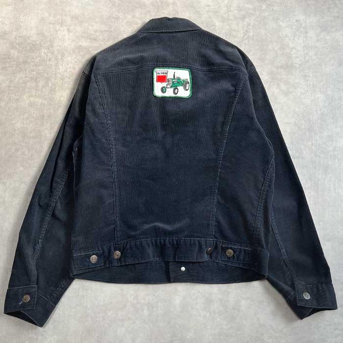 70's Levi's 70505-1517 Couduroy Trucker Jacket NAVY Size 40
