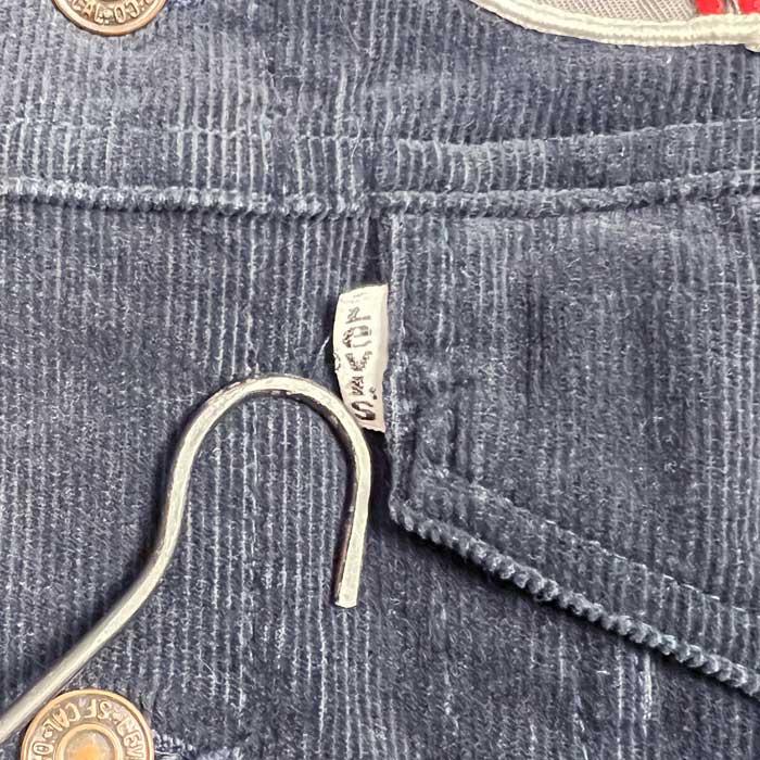 70's Levi's 70505-1517 Couduroy Trucker Jacket NAVY Size 40