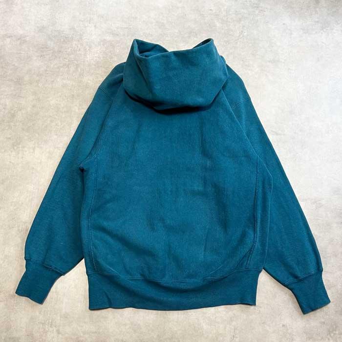 90's Champion Reverse Weave Parka GREEN/XL Made in USA