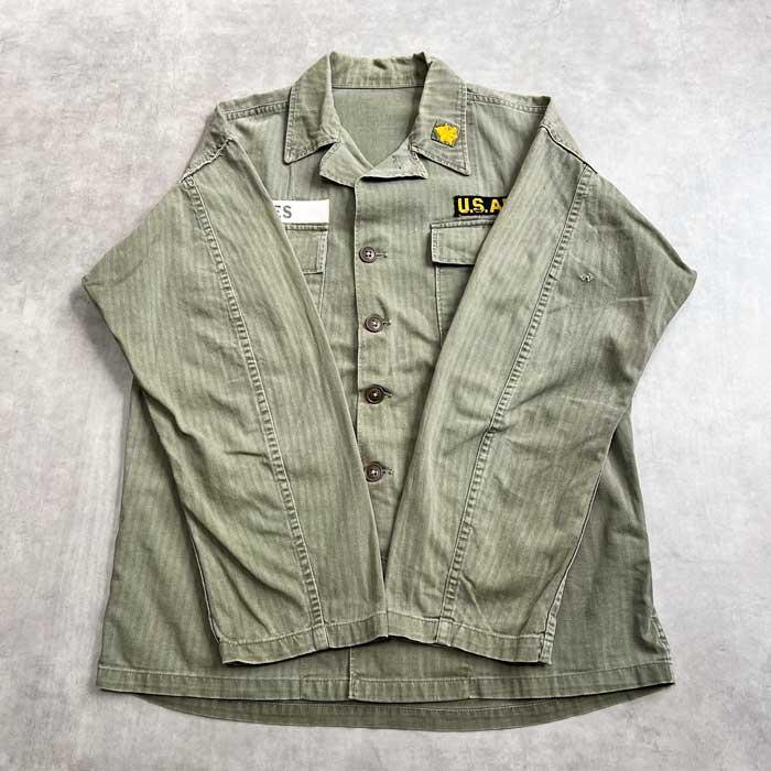 40S US ARMY M-47 HBT JACKET ヘリンボーンジャケット 40s~ US ARMY M-47 HBT JACKET ヘリンボーンツイルジャケット AIR