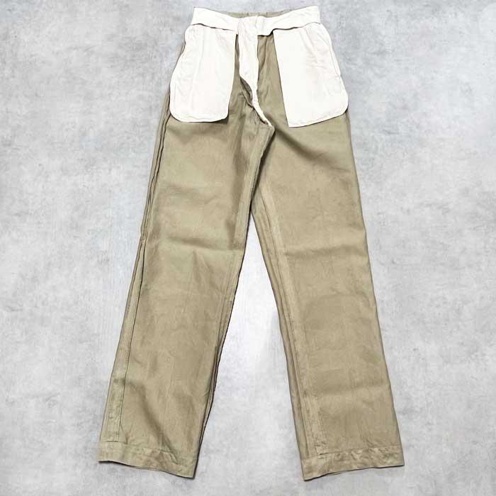 60's U.S ARMY ZIP CHINO TROUSERS W30/L34 60年代 アメリカ陸軍 ジッパーフライ チノ トラウザーズ｜navie｜12