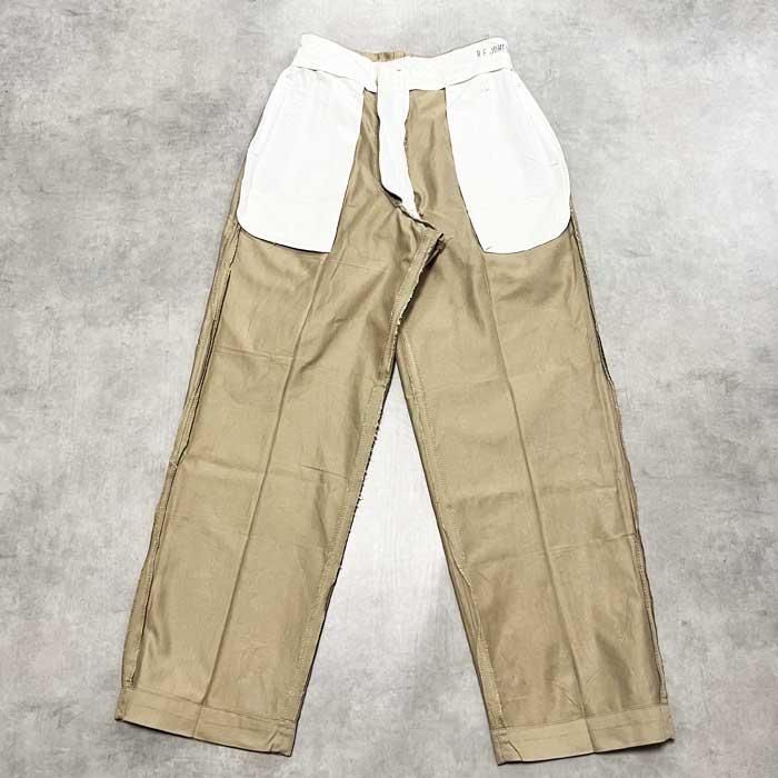 60's USMC ZIP CHINO TROUSERS W30/L34 60年代 アメリカ海兵隊