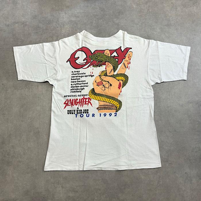 1992 OZZY OZBOURNE TOUR T-SHIRTS WHITE/L 1992年 オジー・オズボーン