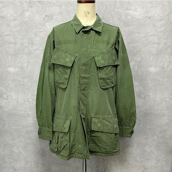 60s US ARMY 3rd Jungle Fatigue Military Jacket SMALL-REGULAR 60s US ARMY 3rd Jungle Fatigue Military Jacket SMALL-REGULAR