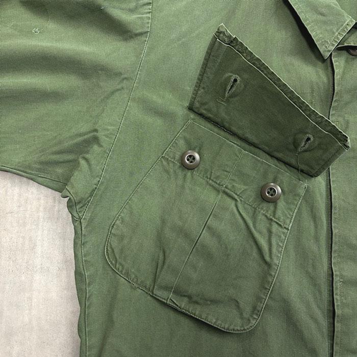 60s US ARMY 3rd Jungle Fatigue Military Jacket SMALL-REGULAR 60s US ARMY 3rd Jungle Fatigue Military Jacket SMALL-REGULAR