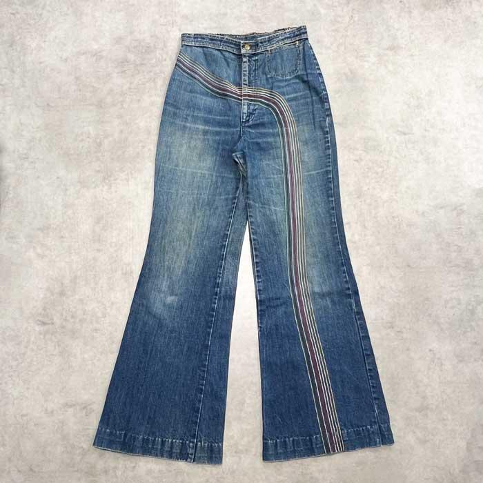 Lee（リー） VITAGE 70's Lee JUNIORS RAINBOW STICH FLARE JEANS Made