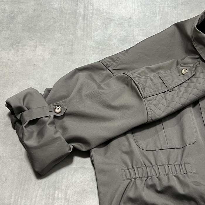 90's WILLIS & GEIGER HEMINGWAY SAFARI JACKET GREY/L 90年代 90's WILLIS & GEIGER HEMINGWAY SAFARI JACKET GREY/L 90年代