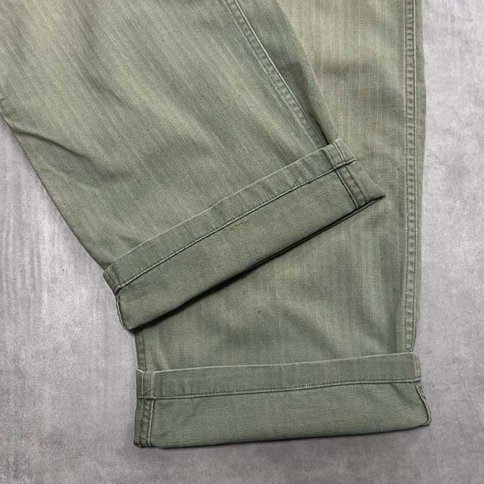 VINTAGE 40's U.S ARMY M-43 HBT CARGO PANTS 13 STAR BOTTON VINTAGE 40's U.S ARMY M-43 HBT CARGO PANTS 13 STAR BOTTON