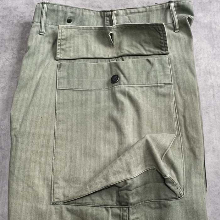 VINTAGE 40's U.S ARMY M-43 HBT CARGO PANTS 13 STAR BOTTON VINTAGE 40's U.S ARMY M-43 HBT CARGO PANTS 13 STAR BOTTON