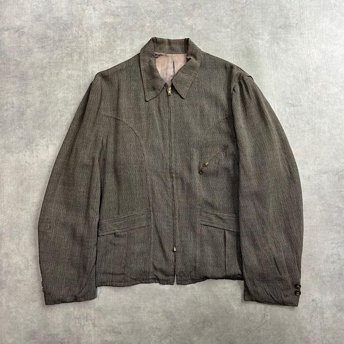 50's ALLEN MFG CO Western Gabardine Jacket GRAY 50年代 50's ALLEN MFG CO Western Gabardine Jacket GRAY 50年代