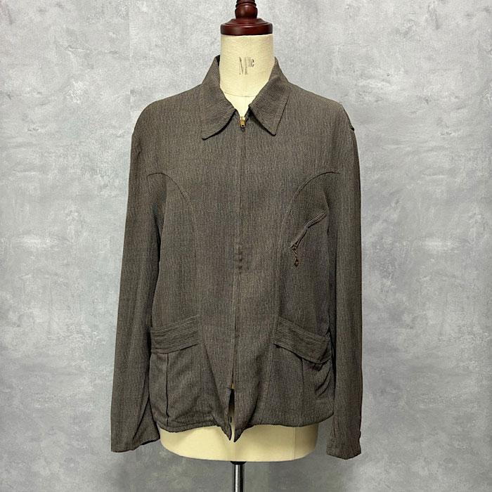 50's ALLEN MFG CO Western Gabardine Jacket GRAY 50年代 50's ALLEN MFG CO Western Gabardine Jacket GRAY 50年代