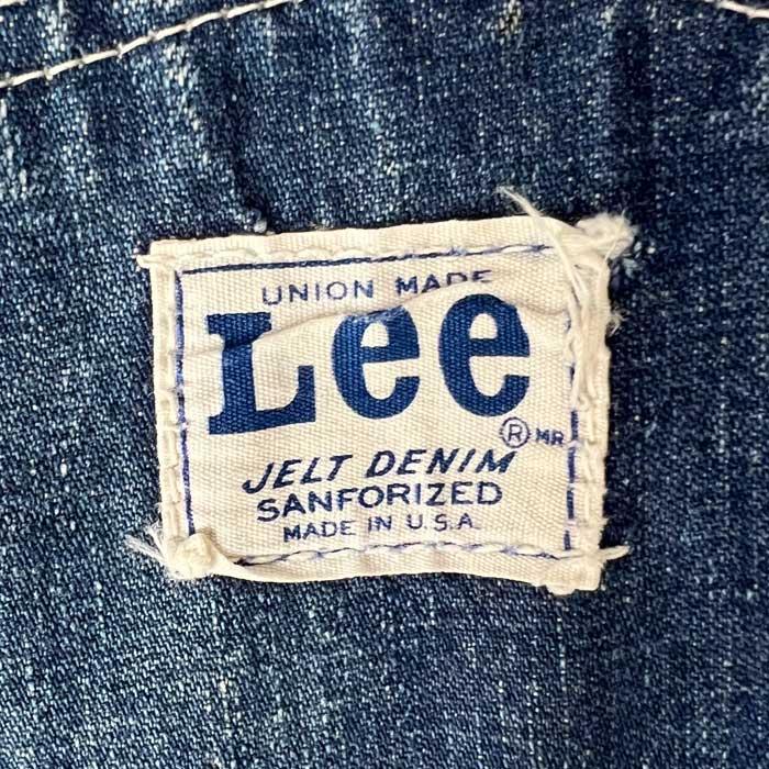 VINTAGE 60's LEE JELT DENIM OVERALL Made in USA ヴィンテージ 60年代 リー ジェルトデニム オーバーオール アメリカ製｜navie｜20