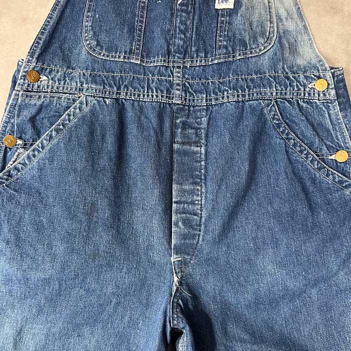 VINTAGE 60's LEE JELT DENIM OVERALL Made in USA ヴィンテージ 60年代 リー ジェルトデニム オーバーオール アメリカ製｜navie｜04