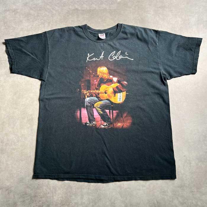 00's KURT COBAIN T-SHIRTS BLACK/2X 00年代 カートコバーン Tシャツ