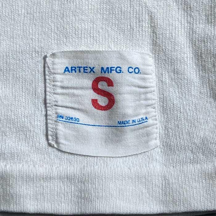 80's ARTEX SNOOPY FOOTBALL T-SHIRTS WHITE/S Made in USA 80年代 アルテックス ...