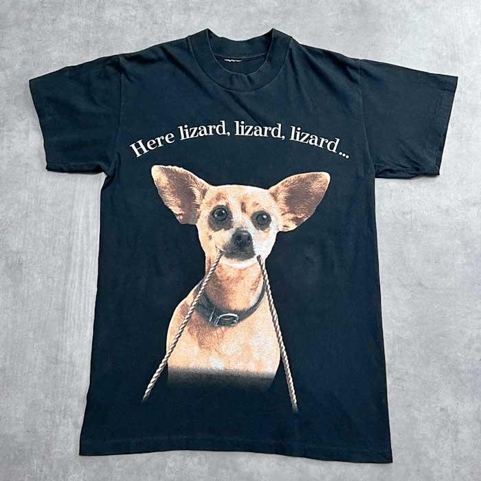 ぽ*た様 90s USA製 Taco Bell Tee タコベル チワワ Tシャ 90's TACO BELL T-SHIRTS BLACK 90年代 タコベル チワワ 両面プリント
