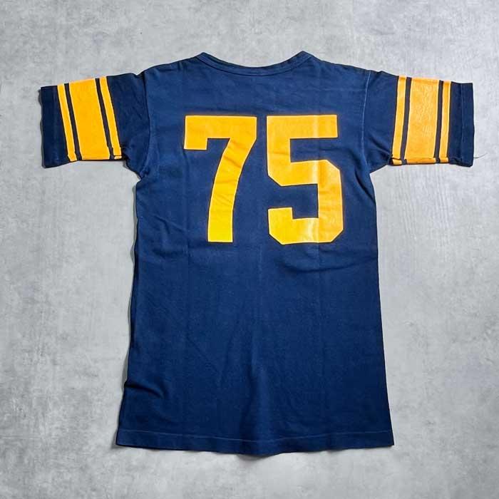 チャンピオン US NAVY フットボールT 70s Mサイズ 70s チャンピオン NAVY フットボールTシャツ ビンテージ 希少