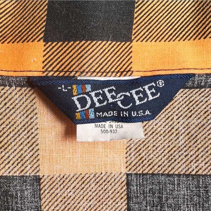 USA製 dee cee 開襟 半袖 シャツ オープンカラー 古着 ビンテージ USA製 dee cee 開襟 半袖 シャツ オープンカラー 古着 ビンテージ