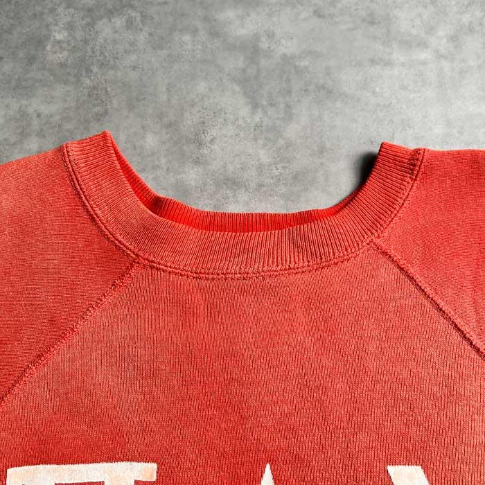 60s faded ラグラン半袖sweat VINTAGE 60'S FADED RED RAGLAN SHORT SLEEVE SWEAT SHIRTS