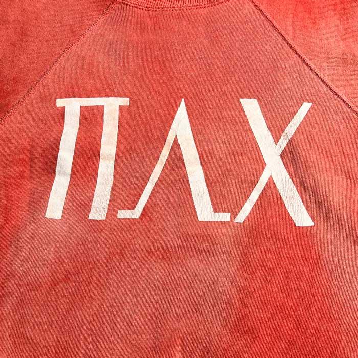 60s faded ラグラン半袖sweat VINTAGE 60'S FADED RED RAGLAN SHORT SLEEVE SWEAT SHIRTS