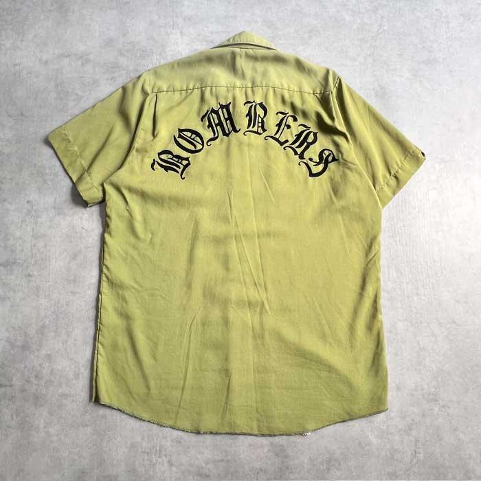 KING LOUIE ボーリングシャツ ML イエロー 50s 60s レーヨン KING LOUIE ボーリングシャツ ML イエロー 50s 60s レーヨン