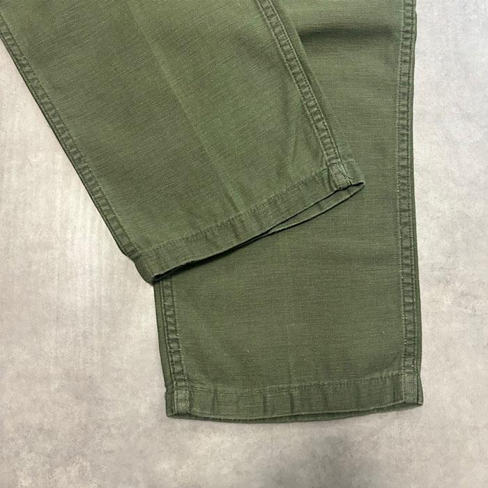 70's U.S.ARMY BAKER PANTS BOTTON FLY OG-107 W30L31 70年代 ベイカー