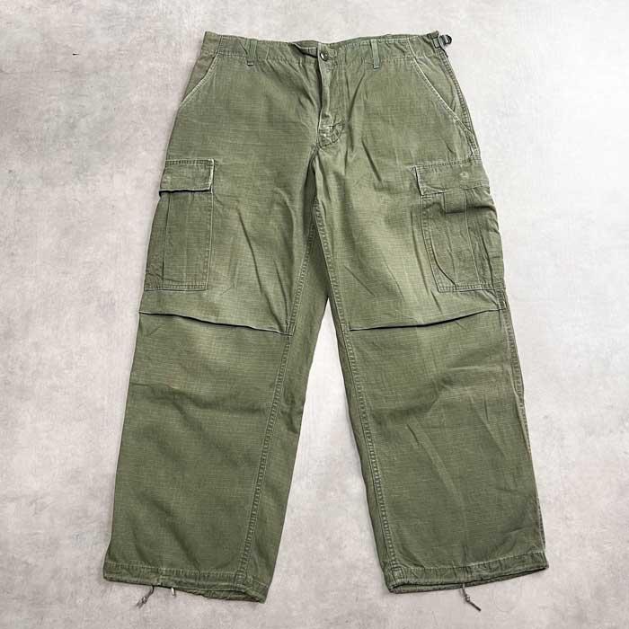 60's U.S.ARMY Jungle Fatigue Pants Rip-Stop MEDIUM/SHORT 60年代