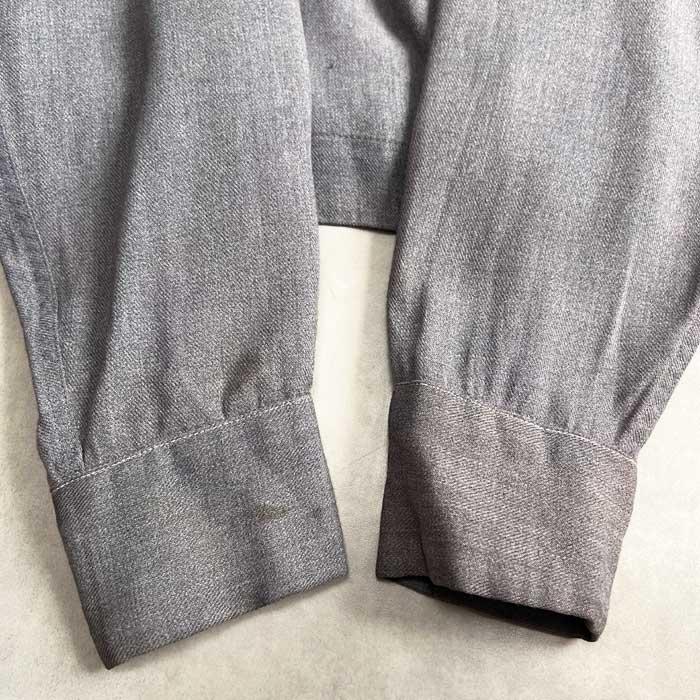 VINTAGE 50'S BUD BERMA OPEN COLLAR RAYON LONG SLEEVE SHIRTS