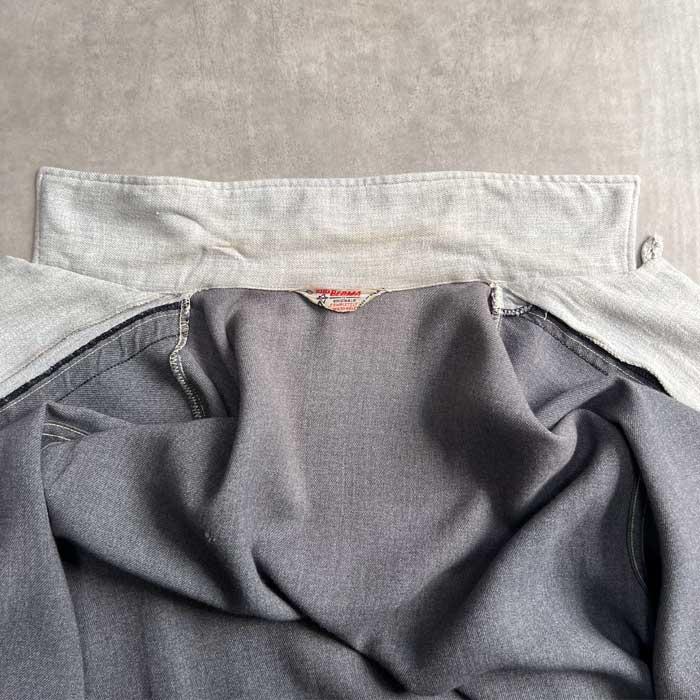VINTAGE 50'S BUD BERMA OPEN COLLAR RAYON LONG SLEEVE SHIRTS